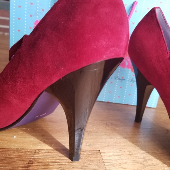 Poetic Licence red/purple heels - Picture 8 of 8
